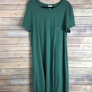 Green LuLaRoe Carly Dress